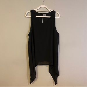 Long, flowy H&M black tanktop
